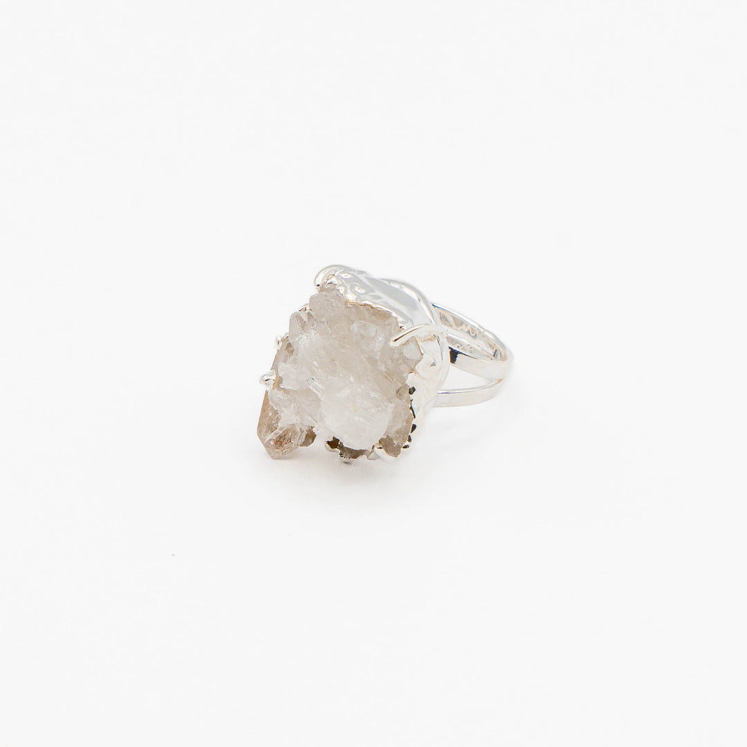 Cluster Ring (Clear Quartz)