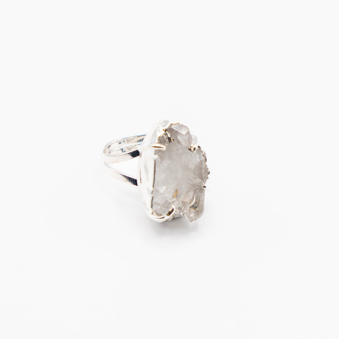 Cluster Ring (Clear Quartz)