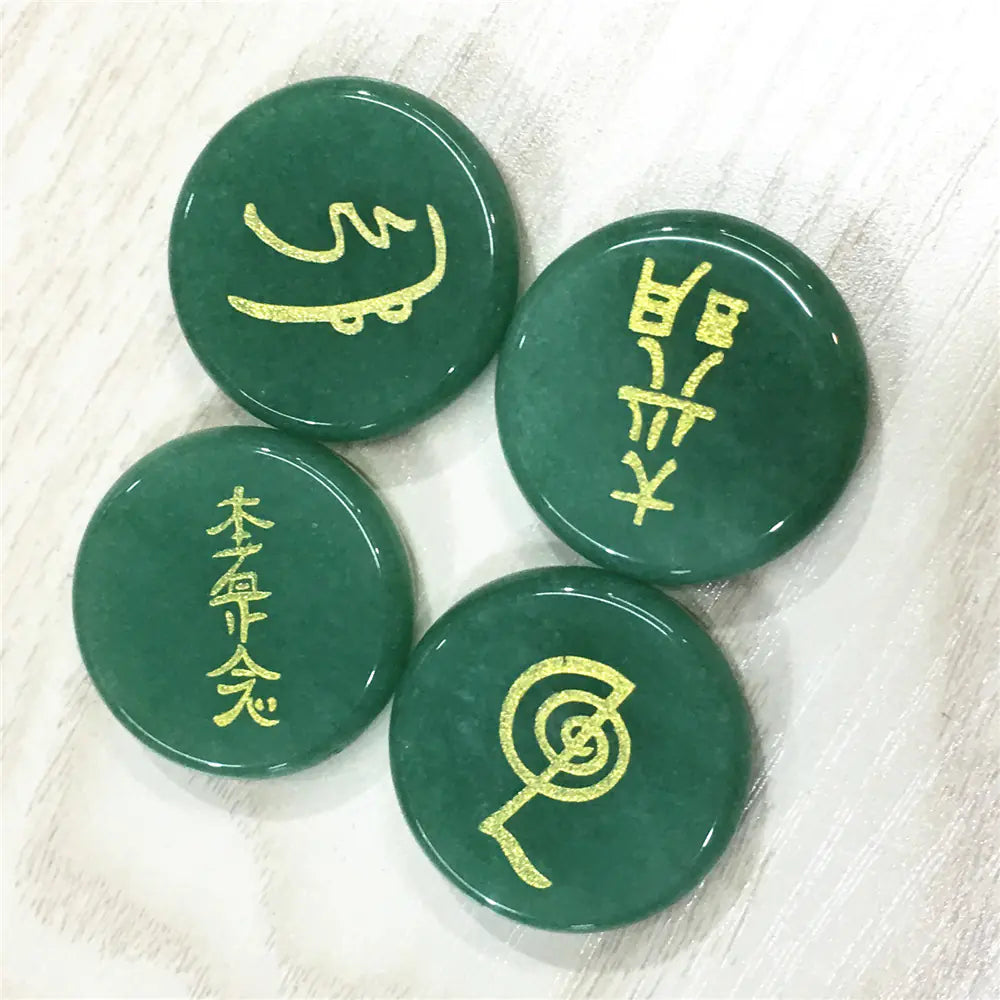 Four Energy Symbols (Tumbled)