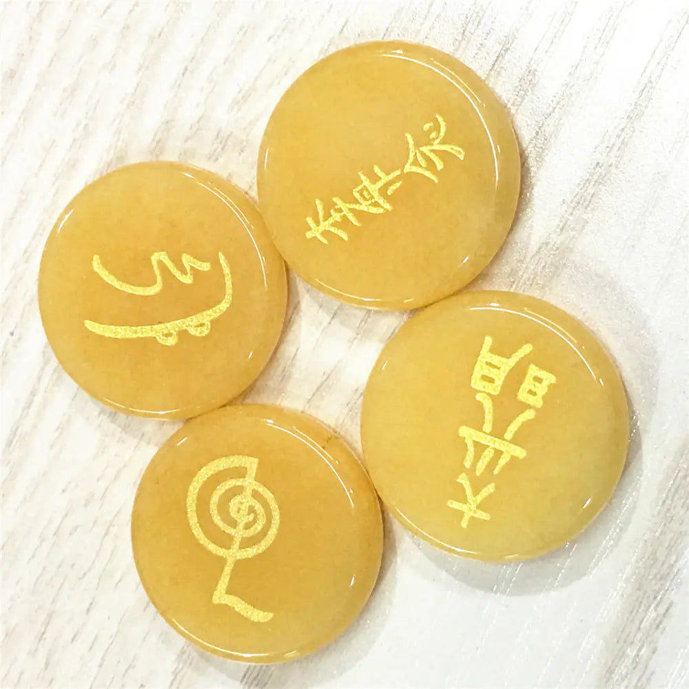 Four Energy Symbols (Tumbled)