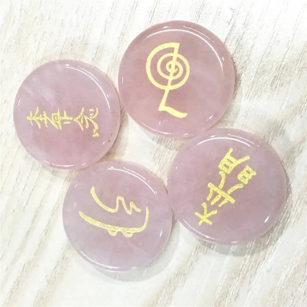 Four Energy Symbols (Tumbled)