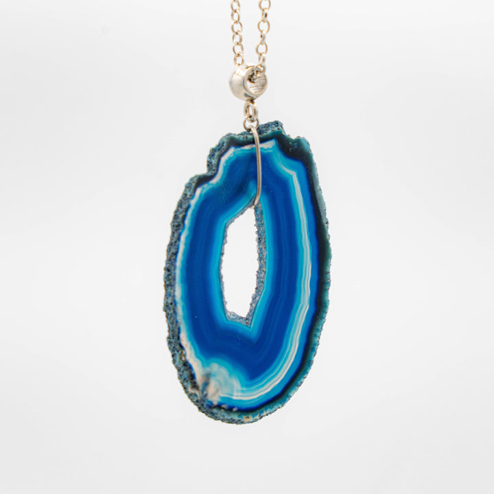 Blue Agate (Necklace)