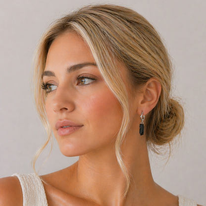 Small Hoop Earring(Tourmaline)