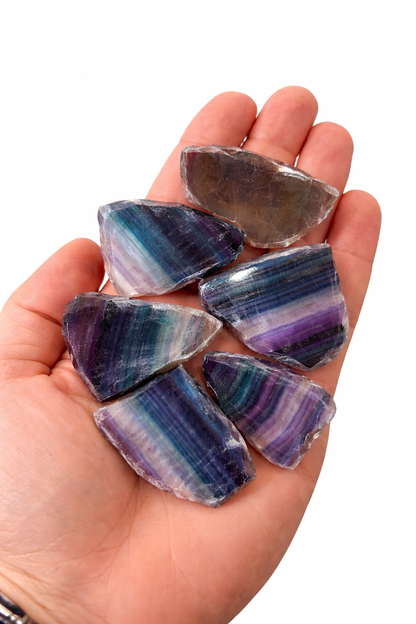 Rainbow Fluorite Flat