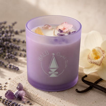 Vela de Lavanda e Baunilha