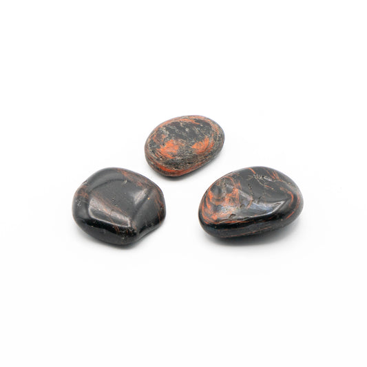 Tourmaline with Hematite (Tumbled)