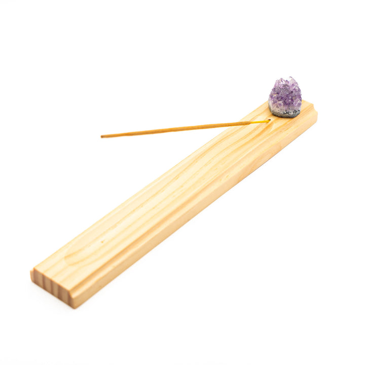 Crystal Incense Holder (Amethyst)