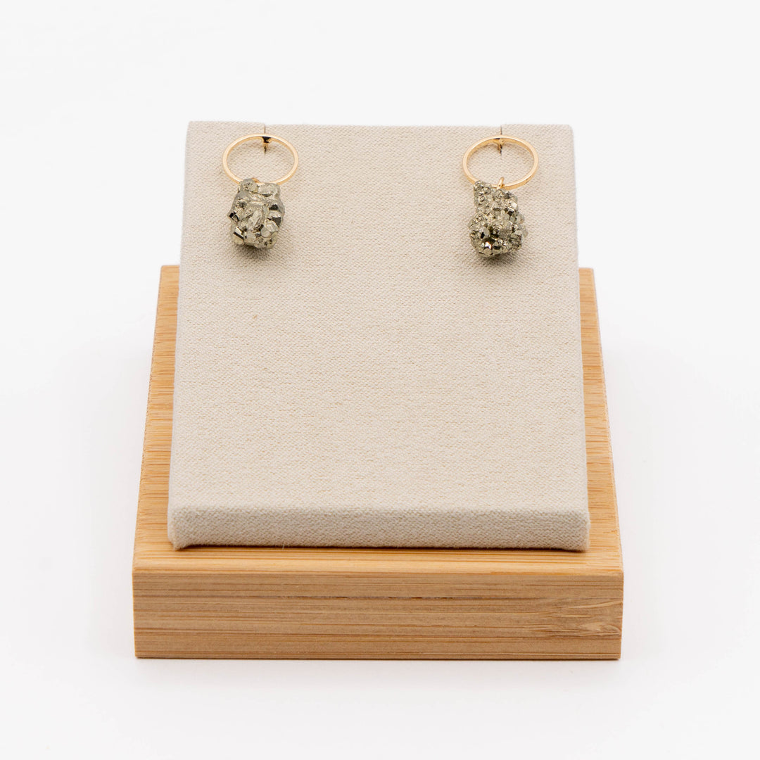 Earring Gold (Pyrite)