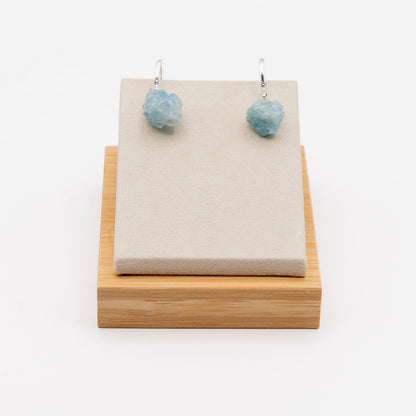 Small Circle Earring (Aquamarine)