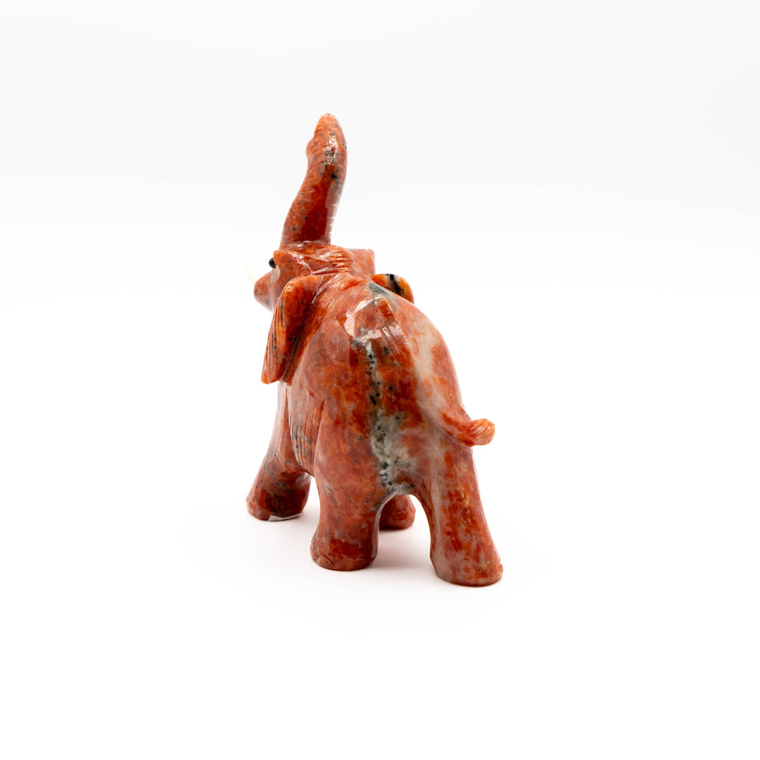 Orange Calcite Elephant