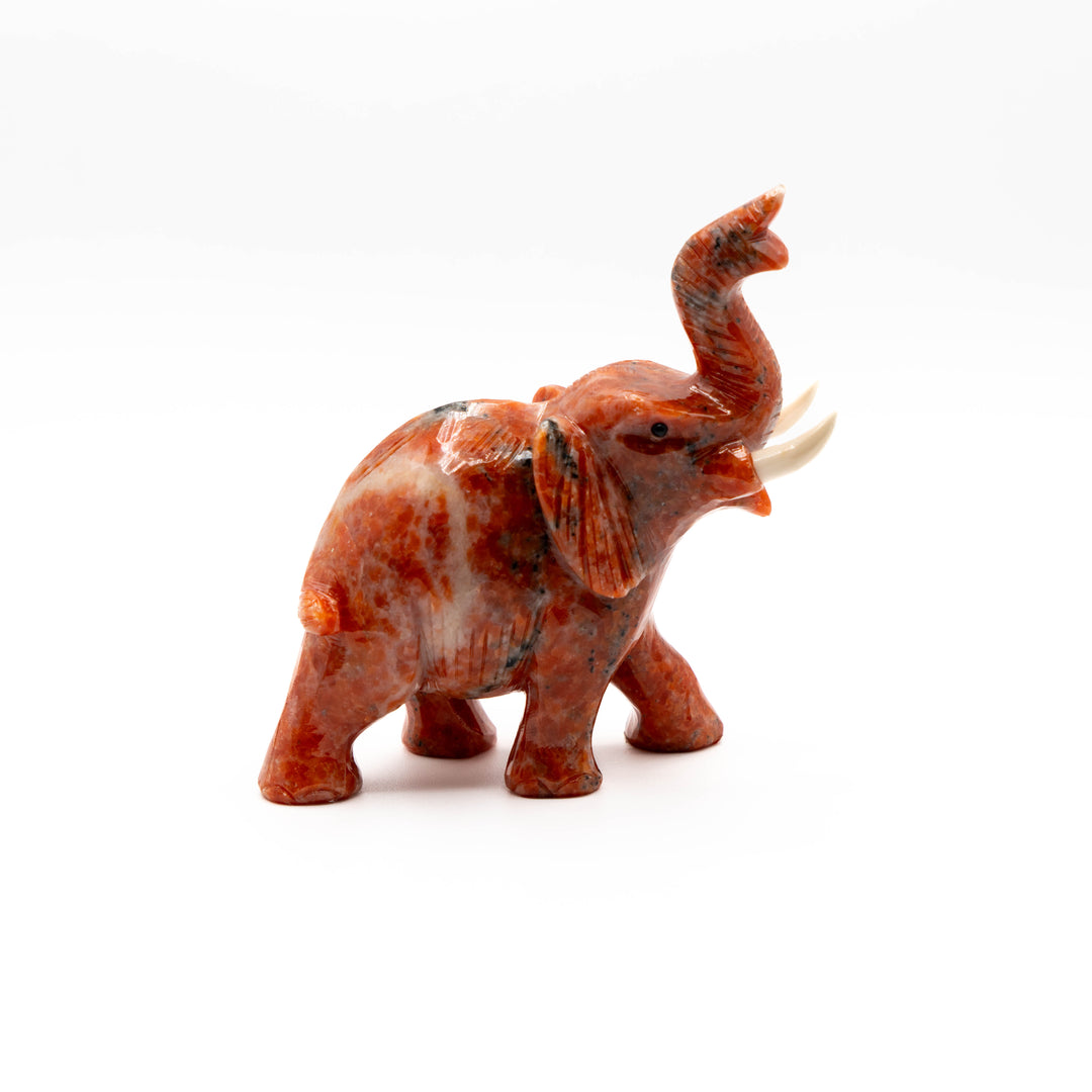 Orange Calcite Elephant