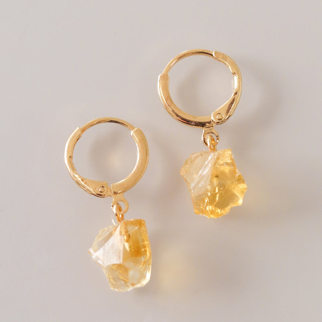 Earrings (Citrine)