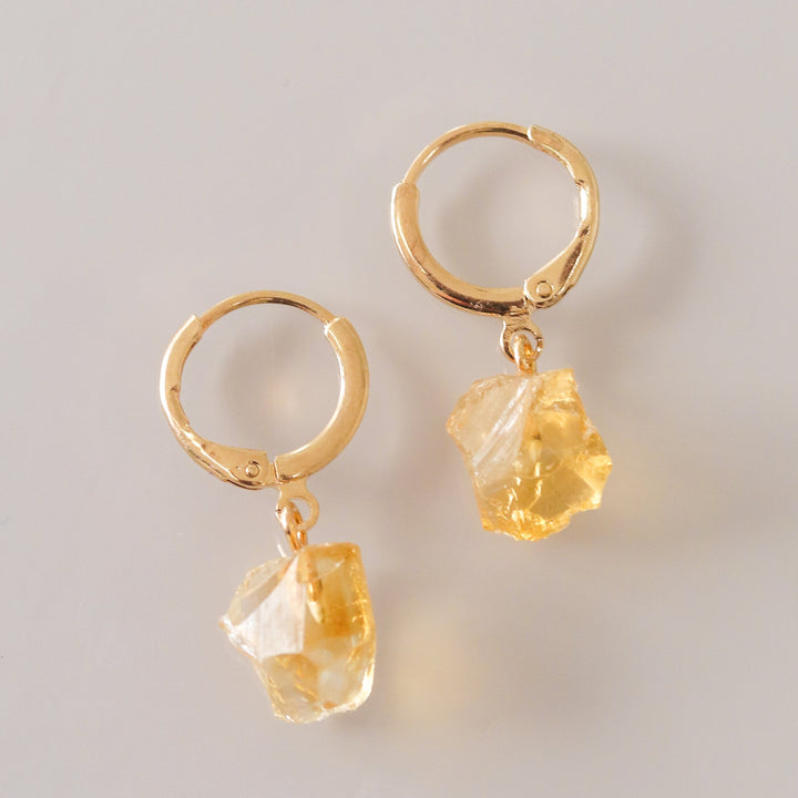 Earrings (Citrine)