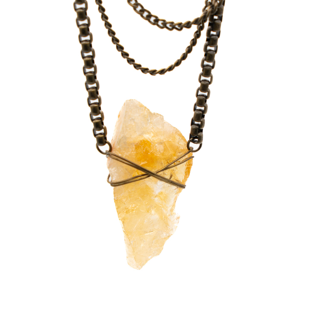 Natural Citrine (Necklace)