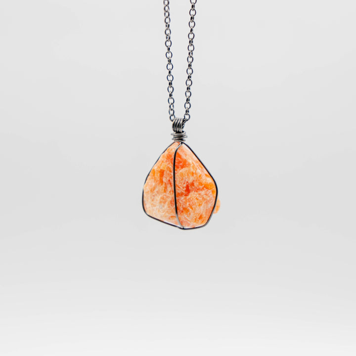 Natural Orange Calcite (Necklace)