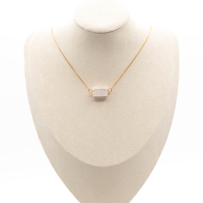 Selenite (Hug Gold Necklace)