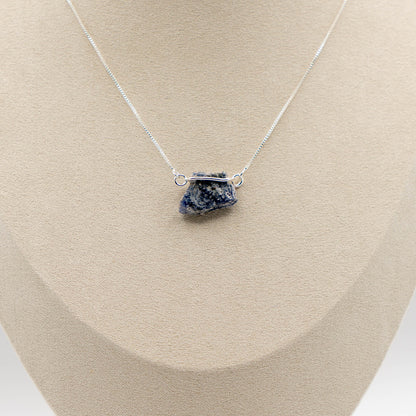 Sodalite (Hug Silver Necklace)