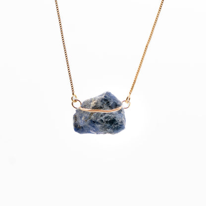 Sodalite (Hug Gold Necklace)