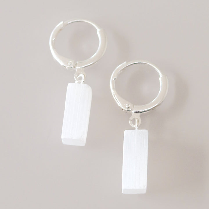 Earrings (Selenite)