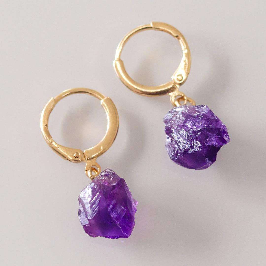 Earrings (Amethyst)