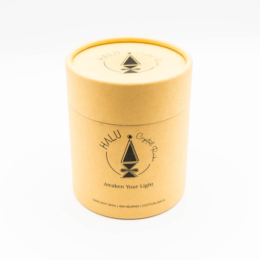 Bamboo Obsidian Candle