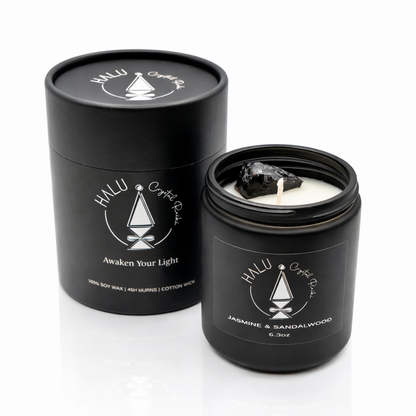 Luxury Crystal-Infused Scented Candles
