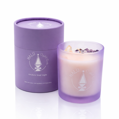 Luxury Crystal-Infused Scented Candles