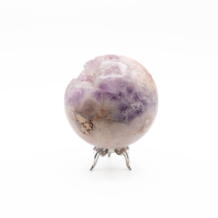 Pink Amethyst Sphere (Iron Base)