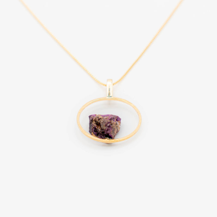 Purpurite Gold Hook (Necklace)