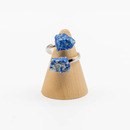 Duo Ring Silver (Lapis Lazuli)