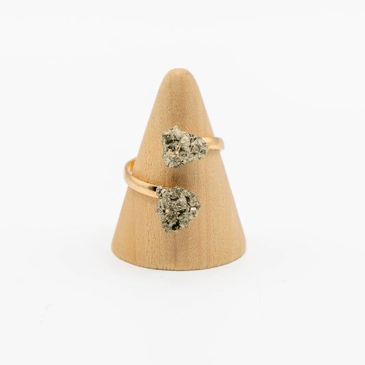 Duo Ring Gold (Pyrite)