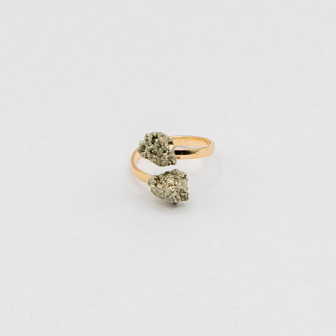Duo Ring Gold (Pyrite)