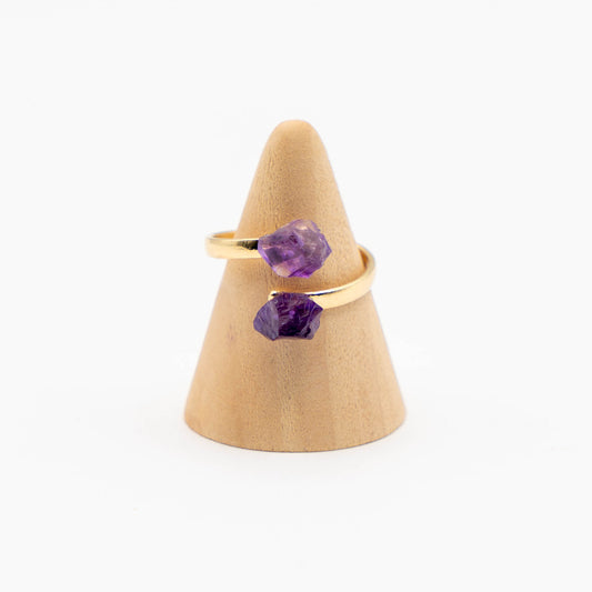 Duo Ring Gold (Amethyst)