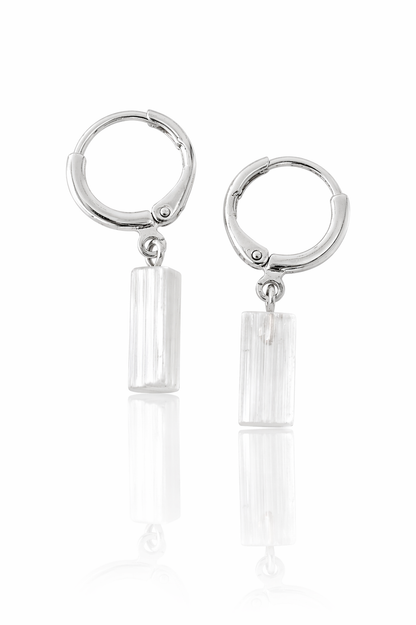 Small Hoop Earring (Selenite)