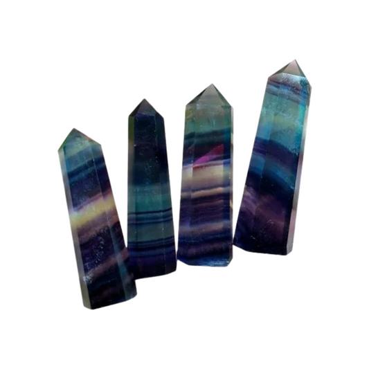 Rainbow Fluorite Point (Darker)