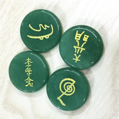 Four Energy Symbols (Tumbled)