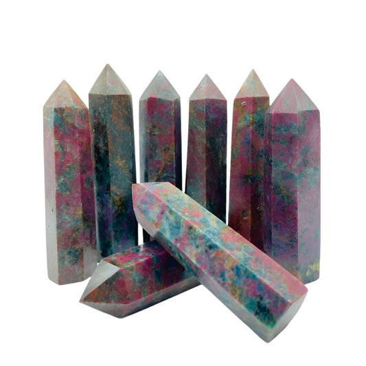 Ruby Zoisite Kyanite Point