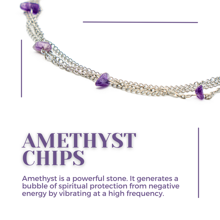 Amethyst Chips Amulet