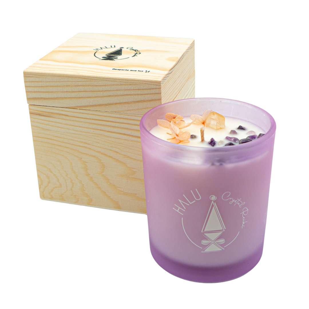 Lavender & Vanilla Candle Front Page