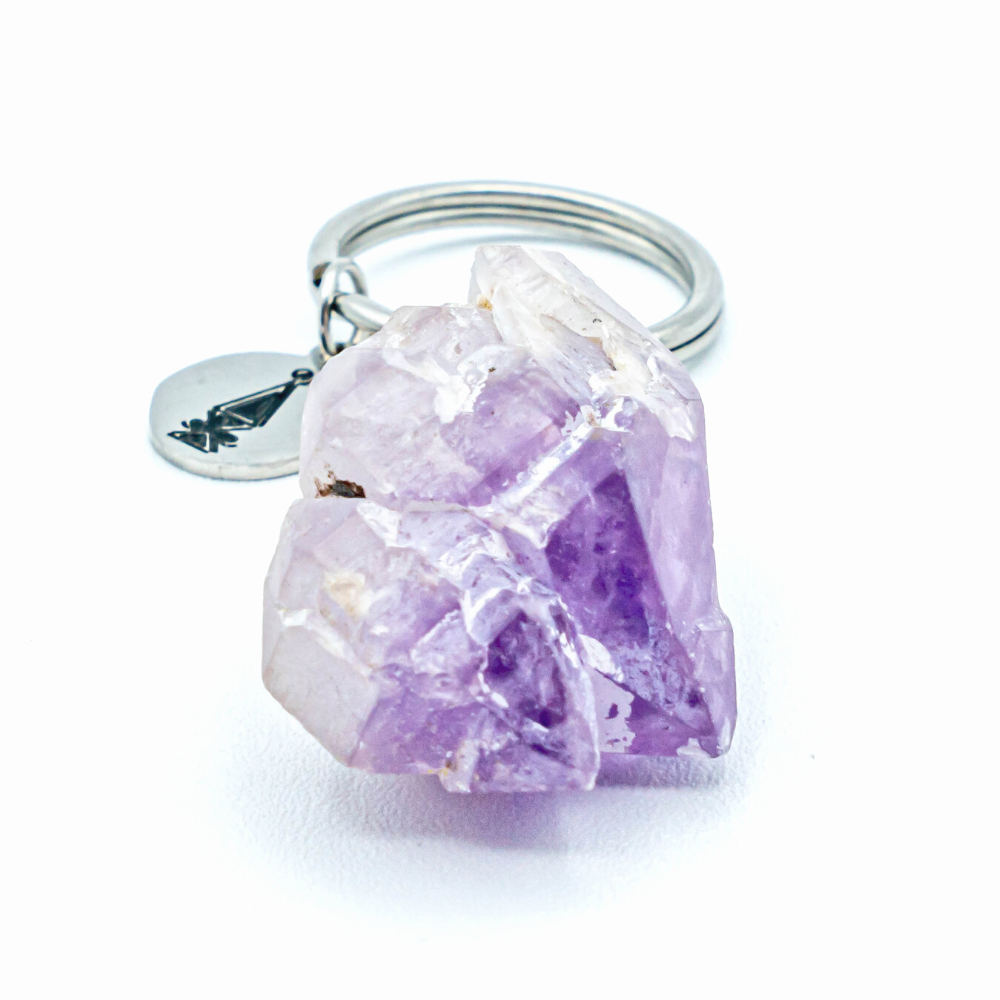 Amethyst crystal charm